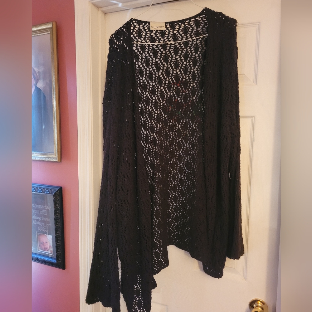 Black knit sweater size 3x